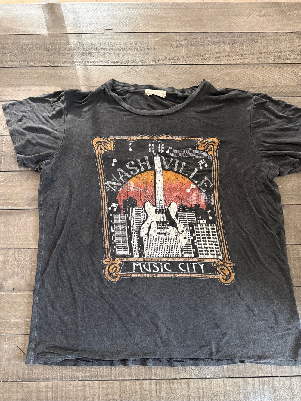 Altar'd State Nashville Music City Graphic Boyfriend Tee